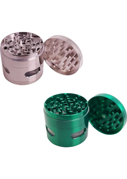 Pencereli 63 mm. Grinder Herbal Parçalayıcı pt94ys
