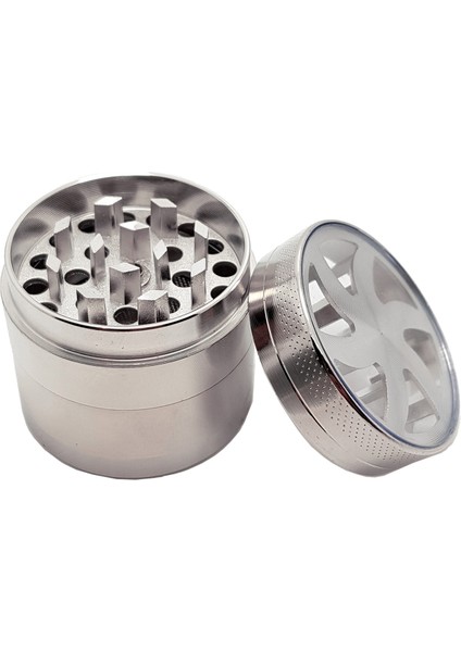 Mini Boy Silver 40 mm. Alloy Grinder Herbal Parçalayıcı py90slv