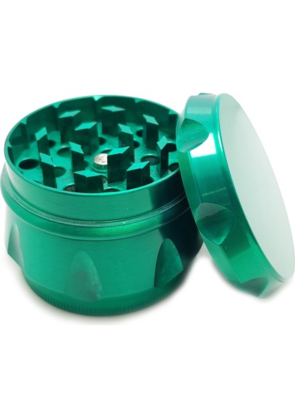 Elekli Grinder 55 mm. Yeşil Herbal Öğütücüsü Parçalayıcı pz39ys