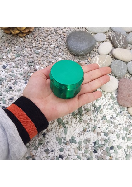 Elekli Grinder 55 mm. Yeşil Herbal Öğütücüsü Parçalayıcı pz39ys fırsatları