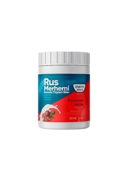 Olegovich Medicine Tüy Dökücü Azaltıcı Merhem 50 ml 3 Adet + Genital Bölge Merhemi 50 ml 3 Adet