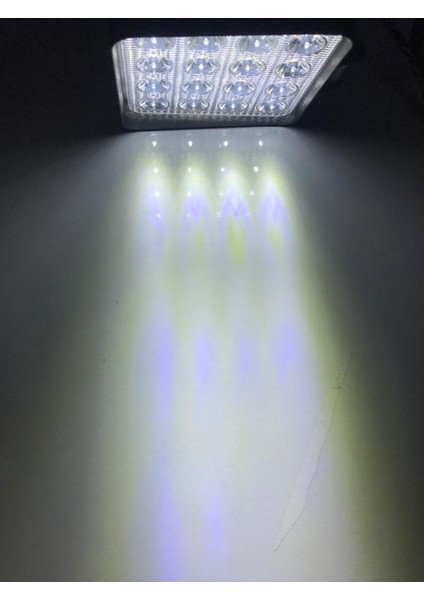 16 LED Kare Çalışma Lambası