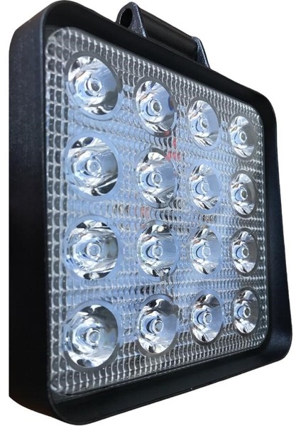16 LED Kare Çalışma Lambası
