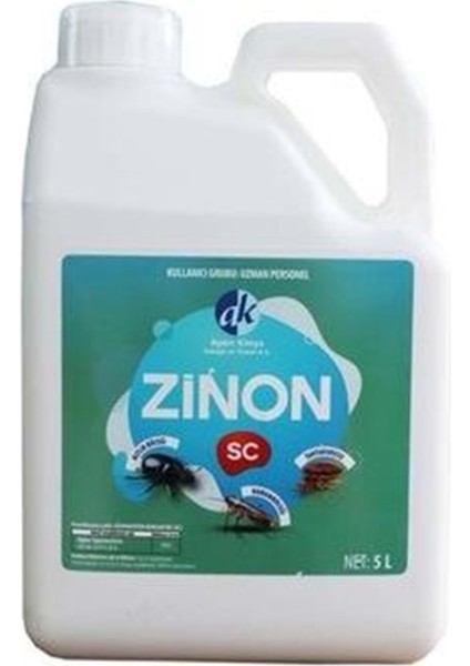 (5.litre) Zinon Sc 10 Kokusuz Haşere Öldürücü[tüm Haşereler Için Kullanılabilir]