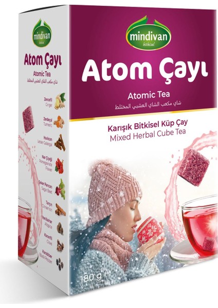 Atom Küp Şeklinde Kış Çayı 180 gr