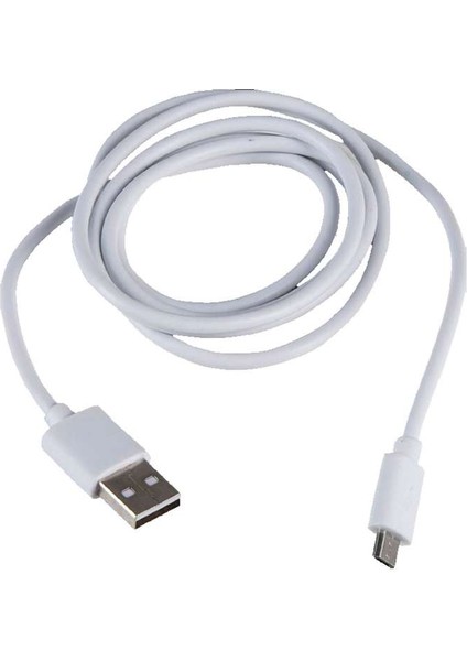Micro USB Şarj ve Data Kablosu - Beyaz