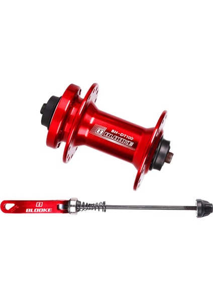 Mtb Disk Fren Hub Set Hızlı Yayın 32 Delik Kırmızı Ön (Yurt Dışından)