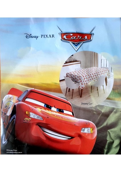 Cars baskılı masa ve çocuk oyun örtüsü