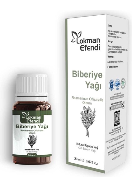Biberiye Yağı 20 Cc