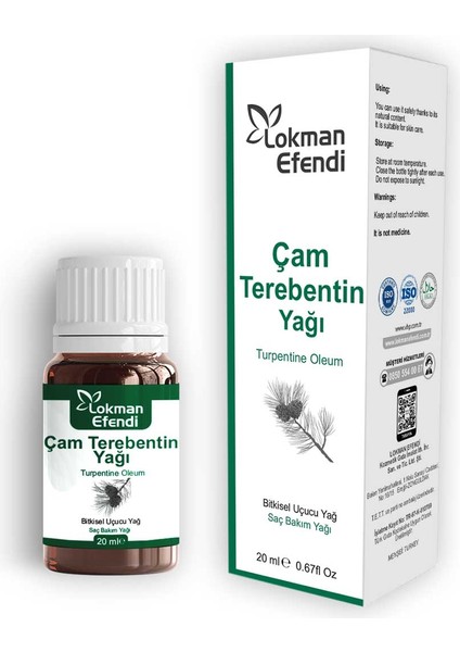 Lokman Efendi Çam Terebentin Yağı 20 Cc