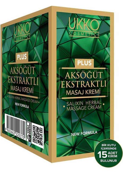 Ukko Aksöğüt Ekstraktlı Masaj Kremi 15*7 Ml
