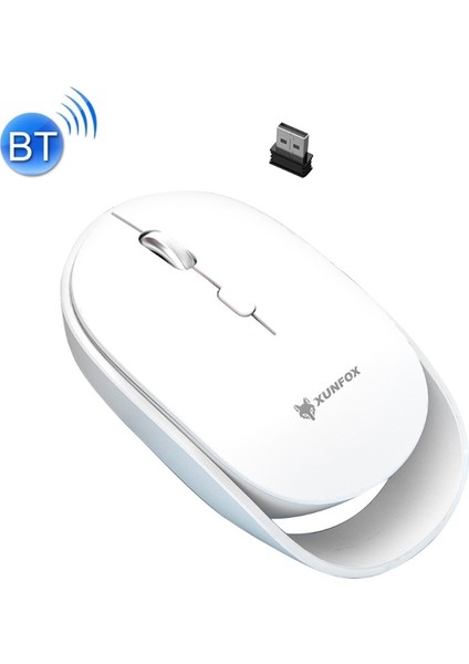 Kablosuz Fare , Renk: 2.4g Kablosuz Siyah-Beyaz (Yurt Dışından)
