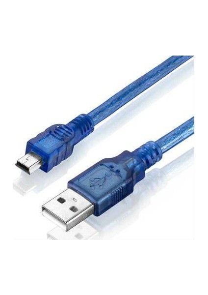 2 Metre Mini USB Kablo 2 Metre 5 Pin Kablo
