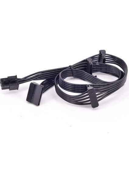 Modüler Power Kablosu 6 Pin 4 Sata Kablo Corsair Power Kablosu 6 Pin 4 Sata