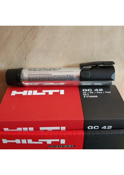 Hılti Gx 3 Gazlı Tabanca Çivisi 2.7 mm 1200 Adet Gc 42 Gaz Tüpü Dahil