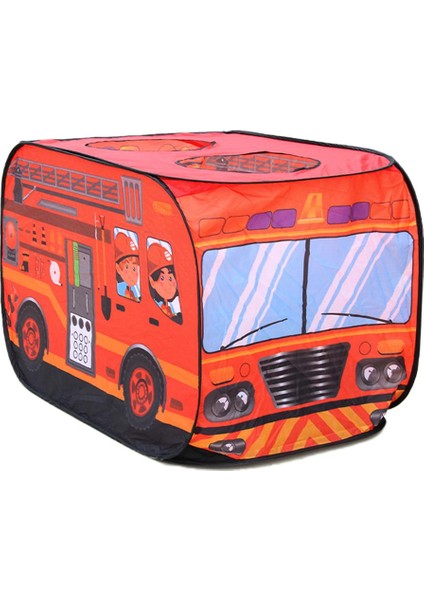 Çocuk Toddlers Playhouse Için Kamyon Oyun Çadırı Oyunu Sosyal Yapıştırma Itfaiye Aracı (Yurt Dışından)