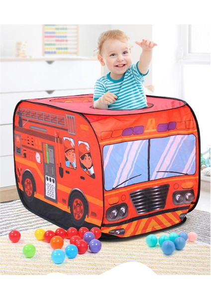 Çocuk Toddlers Playhouse Için Kamyon Oyun Çadırı Oyunu Sosyal Yapıştırma Itfaiye Aracı (Yurt Dışından) modelleri