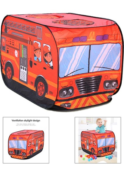 Çocuk Toddlers Playhouse Için Kamyon Oyun Çadırı Oyunu Sosyal Yapıştırma Itfaiye Aracı (Yurt Dışından) fırsatları
