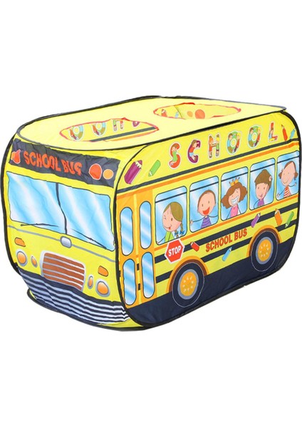 Çocuk Toddlers Playhouse Için Kamyon Oyun Çadırı Oyun Sosyal Yapıştırma Okul Otobüsü (Yurt Dışından)