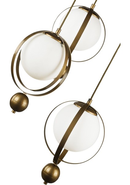 Jüpiter 3lü Avize Eskitme Beyaz Cam fırsatları