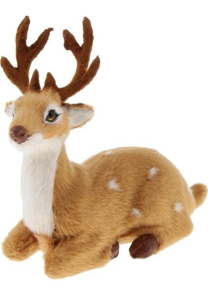 Simülasyon Yalan Sika Geyik Polietilen Peluş Minyatürleri (Yurt Dışından)