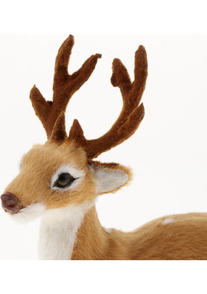 Simülasyon Yalan Sika Geyik Polietilen Peluş Minyatürleri (Yurt Dışından) modelleri