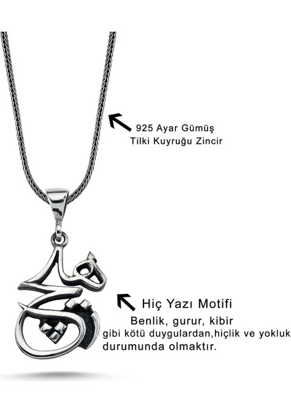 Hiç Yazılı 60 cm 925 Gümüş Kolye fiyatları