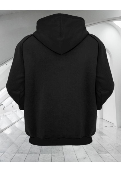 Marvel Dijital Baskılı Kapüşonlu 4 Iplik Çok Kalın Tam Kışlık Pamuk Dokuma Oversize Erkek Trend Sweatshirt fiyatları