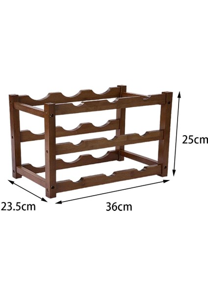 Çok Katmanlı Şarap Rafı Şarap Ekran Kiler Bar Organizatör 3 Katmanlar Için Şarap Tutucu Standı (Yurt Dışından) fiyatları