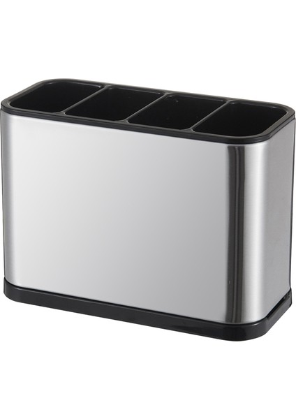 Spatula Çatal Bıçak Takımı Tutucu Silverware Depolama Raf Tezgah Örgütü Dikdörtgen 4 Yuvası Için (Yurt Dışından)