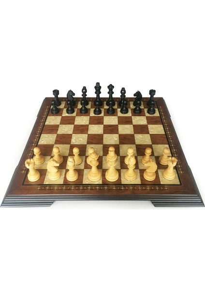 Wood Art El Yapımı Ahşap Satranç Seti Kızıl fiyatları