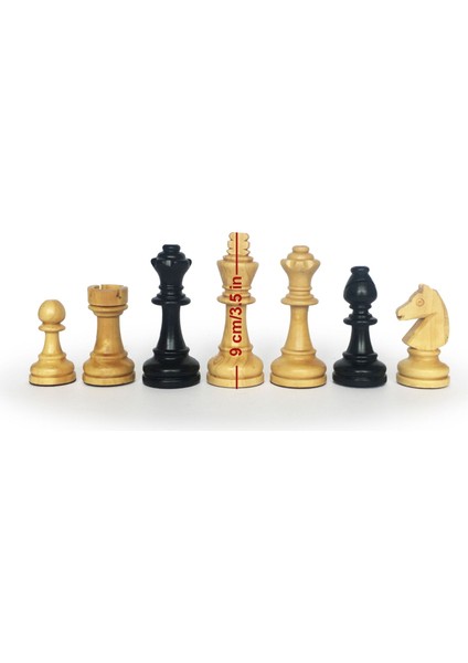 Wood Art El Yapımı Ahşap Satranç Seti Kızıl fırsatları