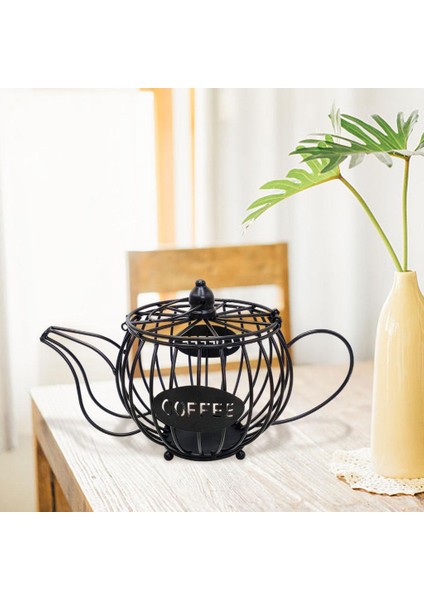 Kahve Kapsül Tutucu Uzay Tasarrufu Büyük Kapasiteli 15-18 Cafe Kafe Siyah Için Kahve Pods (Yurt Dışından)
