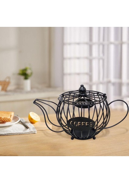 Kahve Kapsül Tutucu Uzay Tasarrufu Büyük Kapasiteli 15-18 Cafe Kafe Siyah Için Kahve Pods (Yurt Dışından)