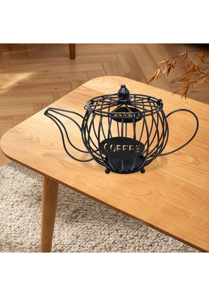Kahve Kapsül Tutucu Uzay Tasarrufu Büyük Kapasiteli 15-18 Cafe Kafe Siyah Için Kahve Pods (Yurt Dışından)