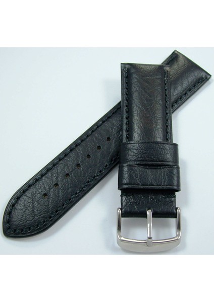 Bizon Deri Saat Kordonu 26MM Siyah Saat Kayışı Kolçak Damarlı fiyatları