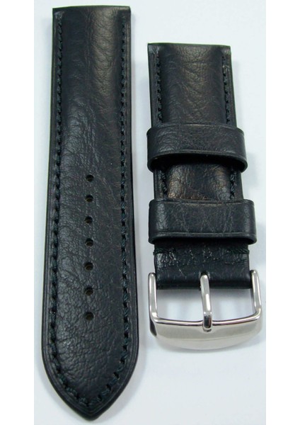 Bizon Deri Saat Kordonu 26MM Siyah Saat Kayışı Kolçak Damarlı fırsatları