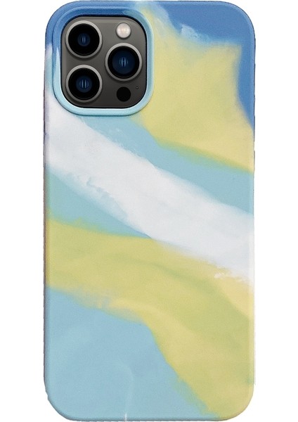 iPhone 13 Pro Max Için Sıvı Silikon Renkli Telefon Kılıfı (Yurt Dışından)