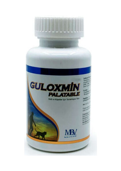 Guloxmin Palatable Kedi ve Köpek Tableti 30 Tablet