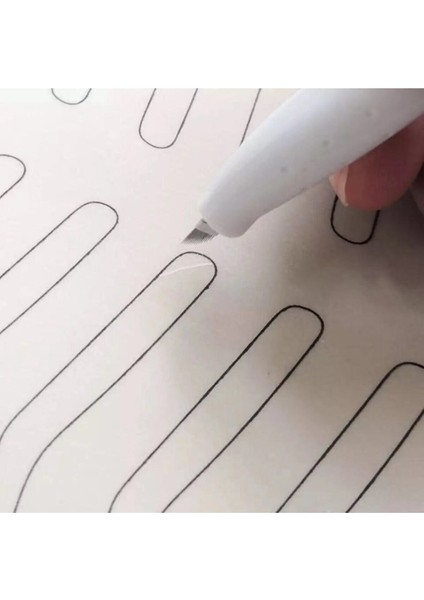 5 Adet Kaş Çizgili Pudralı Microblading Lateks Suni Deri fiyatları