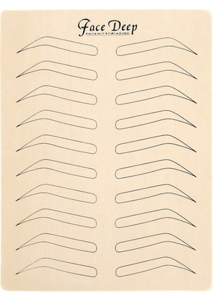 5 Adet Kaş Çizgili Pudralı Microblading Lateks Suni Deri fırsatları