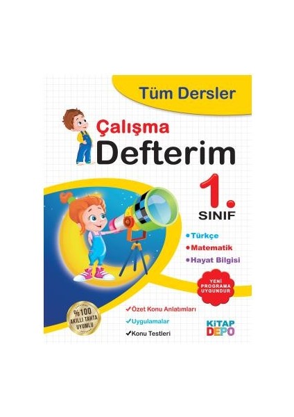 1. Sınıf Tüm Dersler Çalışma Defterim