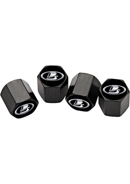 Lada Sibop Kapağı 4 Adet Paslanmaz Çelik Siyah Renk