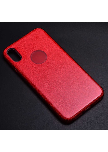 - iPhone Xs Max 6.5 - Kılıf Simli Koruyucu Shining Silikon