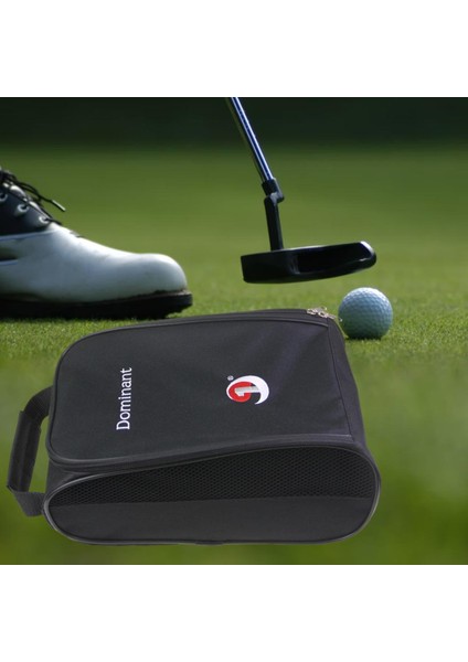 Havalandırma Ile Golf Ayakkabı Çanta Fermuarlı Seyahat Ayakkabı Çanta Siyah modelleri