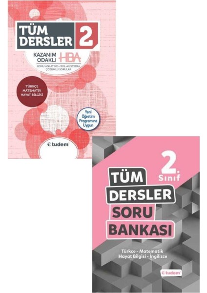 Tudem Yayınları 2. Sınıf Konu Anlatımlı ve Soru Bankası Seti