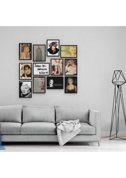 Sezen Aksu 12 Parça Mdf Tablo