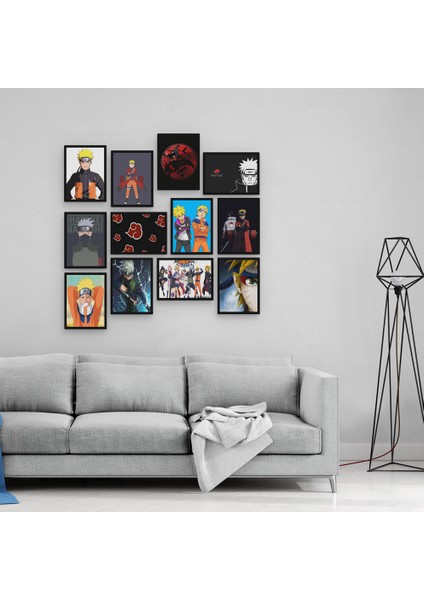 Naruto 12 Parça Mdf Tablo