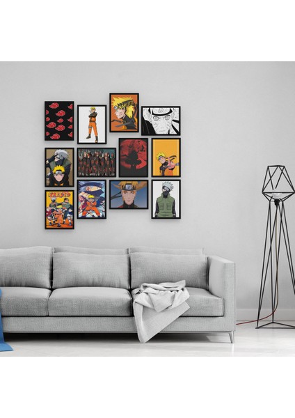 Naruto Uzumaki 12 Parça Mdf Tablo