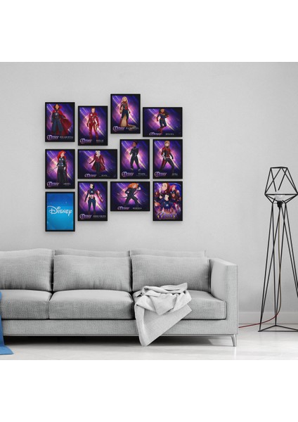 Disney Prenses 12 Parça Mdf Tablo fiyatları